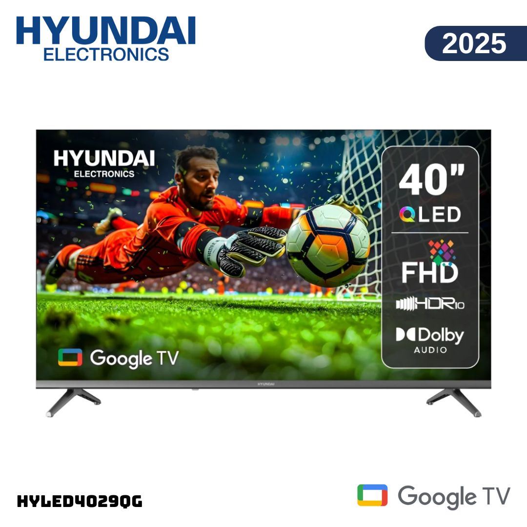 TELEVISOR HYUNDAI 40 QLED SMART TV GOOGLE TV HD - HYLED4029QG